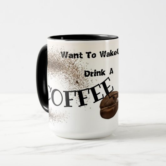 Mug Boire un café (Devant gauche)