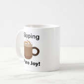 Mug Boire un latte, un pur plaisir (Devant gauche)