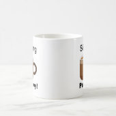 Mug Boire un latte, un pur plaisir (Centre)