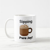 Mug Boire un latte, un pur plaisir (Gauche)