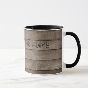 Mug Bois avec nom gravé