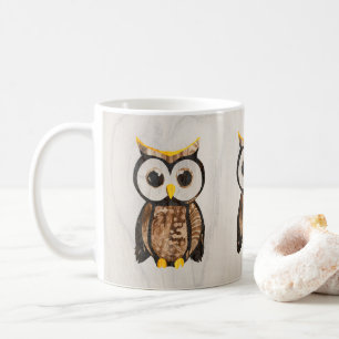 Mug Bois - Chouette - Owl