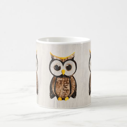 Mug Bois - Chouette - Owl (Centre)