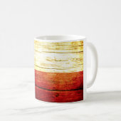 Mug Bois de drapeau du Texas vieux (Devant droit)