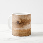 Mug Bois de sapin naturel : surface texturée (Devant gauche)