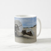 Mug Bois d'érable - photo Côte Ouest Pacifique Beach (Devant droit)