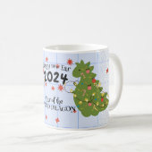 Mug Bois Dragon Bleu (Devant droit)