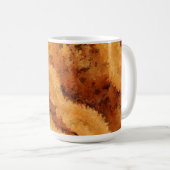 Mug Bois élégant à motif ondulé (Devant droit)