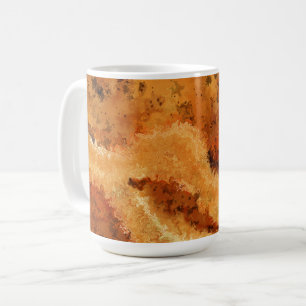 Mug Bois élégant à motif ondulé