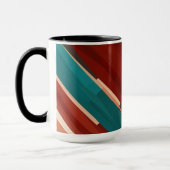 Mug Bois et turquoise (Gauche)