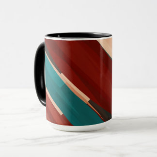 Mug Bois et turquoise