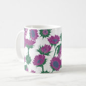Mug Bois Imprimer tournesol rose (Devant gauche)