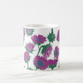 Mug Bois Imprimer tournesol rose (Centre)