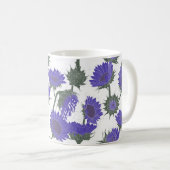 Mug Bois Imprimer Tournesol violet (Devant droit)