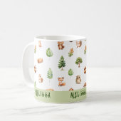 Mug Bois Mauvais Animaux De Forêt (Devant gauche)