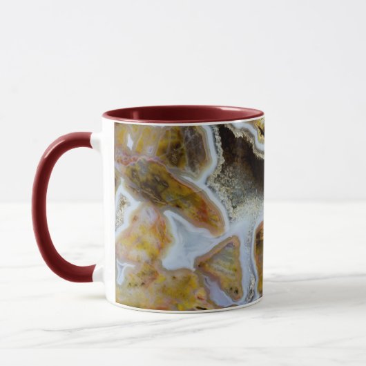 Mug Bois pétrifié aux cristaux (Gauche)