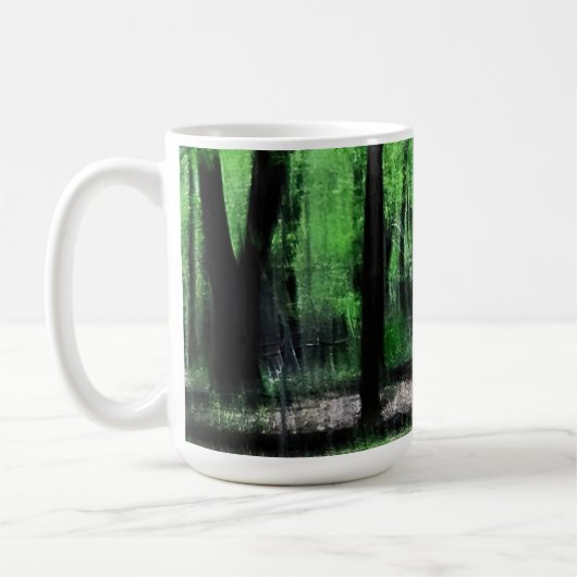 Mug Bois vert luxuriant (Gauche)