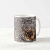 Mug Bois vieilli : Arrière - plan de Texture rustique. (Devant droit)