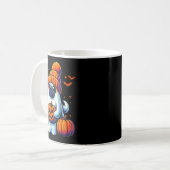 Mug Boisson de citrouille de chien fantôme Bonnet de c (Devant gauche)