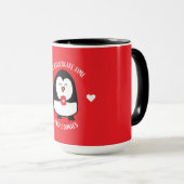Mug Boisson de pingouin au chocolat chaud (Devant droit)