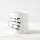 Mug Boisson de sorcière d'Halloween drôle (Devant gauche)