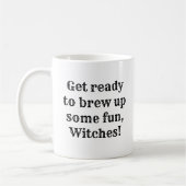 Mug Boisson de sorcière d'Halloween drôle (Gauche)