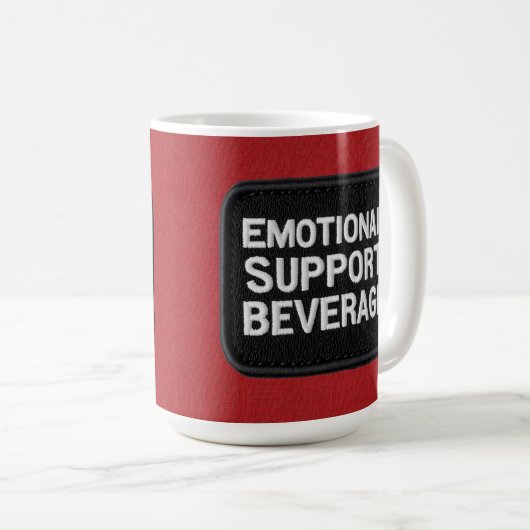 Mug Boisson de support émotionnel (Devant droit)
