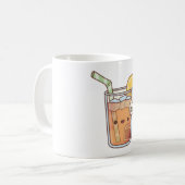 Mug Boisson De Thé De Citron Glacé Cute (Devant gauche)