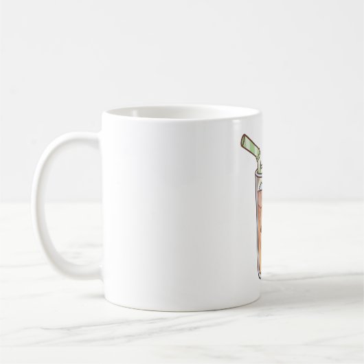 Mug Boisson De Thé De Citron Glacé Cute (Gauche)