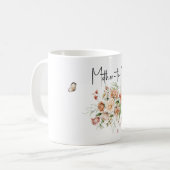 Mug Boisson Future Maman Bouquet de roses tendres (Devant gauche)