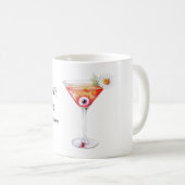 Mug Boisson Orange Fleur De Globe Oculaire Groovy Hall (Devant droit)