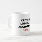 Mug Boissons critiques anonymes (Devant gauche)
