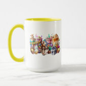 Mug Boissons de café chic Bunny de Pâques (Gauche)