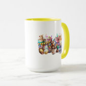 Mug Boissons de café chic Bunny de Pâques (Devant droit)