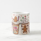 Mug Boissons de fêtes de Noël mignonnes (Centre)