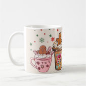 Mug Boissons de fêtes de Noël mignonnes (Gauche)