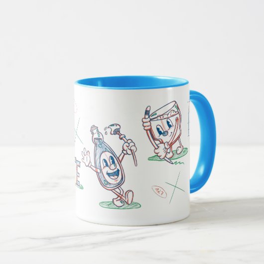 Mug Boissons et animate (Devant droit)