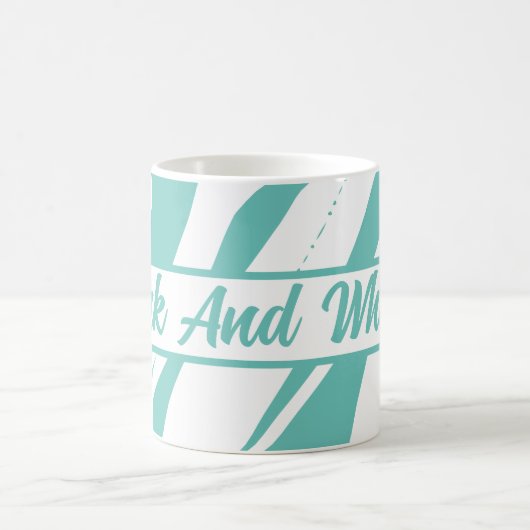 Mug Boissons Et Whisper Turquoise À La Mode (Centre)