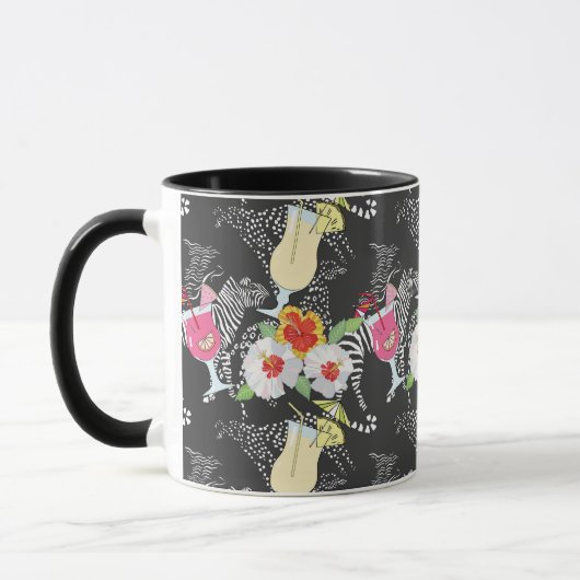 Mug Boissons tropicales avec des animaux (Gauche)