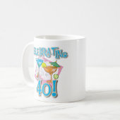 Mug Boissons tropicales célébrant 40 (Devant gauche)