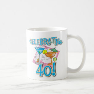 Mug Boissons tropicales célébrant 40