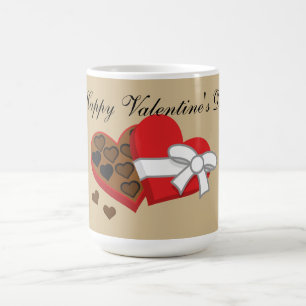 Mug Boîte à cadeaux au chocolat au coeur - Saint-Valen