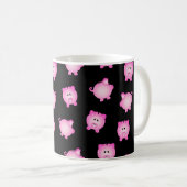 Mug Boîte à monnaie de porc à motif (Devant droit)