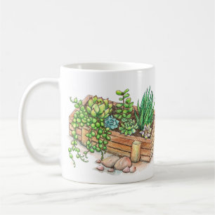 Mug Boîte à planteur succulent