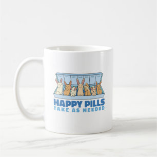 MUG BOÎTE BUNNY HAPPY PILLS CUTE