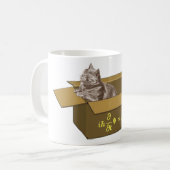 Mug Boîte de chat de Schrodinger (Devant gauche)