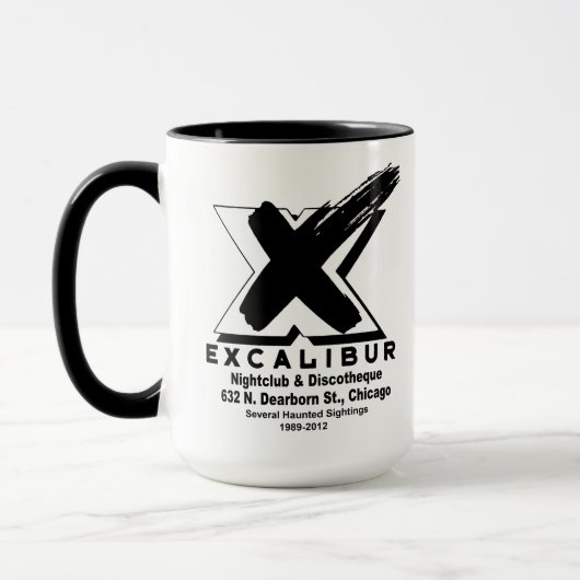 Mug Boîte de nuit et discothèque Excalibur (1989-2012) (Gauche)