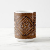 Mug Boîte en bois sculpté russe (Centre)