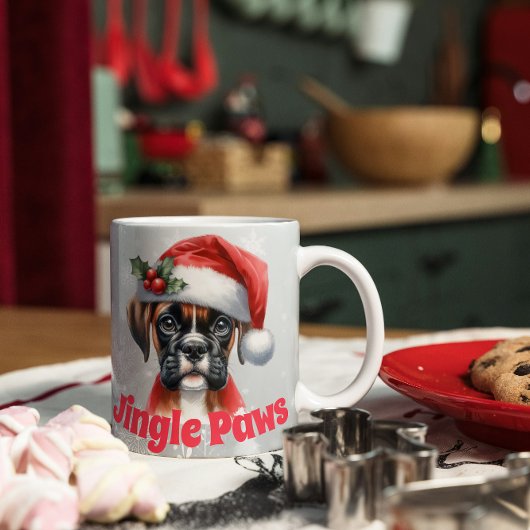 Mug Boîte Jingle Paws Boxer