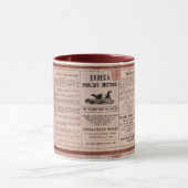 Mug Boîte métallique antique d'alimentation (Centre)